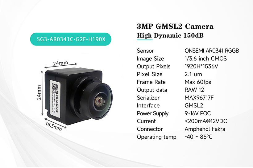 SGWRD Launches ultra small size 3MP Automotive Surround-View Camera